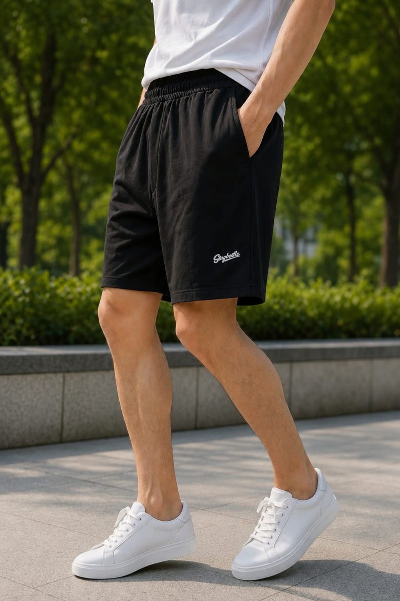 Everyday Essential Shorts - BLACK view 3