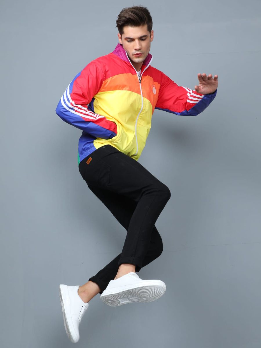 Multicolor Windcheater view 3